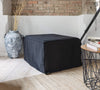 Our new black linen ottoman cover – the ultimate solution for giving your ottoman a fresh look and upgrading your interior effortlessly. Crafted with care, our ottoman cover is made from high quality linens, available in a range of colours.