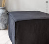 Our new black linen ottoman cover – the ultimate solution for giving your ottoman a fresh look and upgrading your interior effortlessly. Crafted with care, our ottoman cover is made from high quality linens, available in a range of colours.