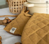 Crafted with care, these dusty mustard linen oven mitten sets are the perfect companions for your culinary adventures.