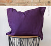 Sometimes it takes just a small detail to make a home interior complete, perfect and unique. That little detail could be our deep purple linen throw pillow with zipper. With them pillows always go with any interior from minimalist to classic style.
