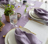 Give your table a touch of distinction and decoration with our light lilac linen table runner. Use the table runner on its own or combine it with a linen tablecloth, placemats or napkins.