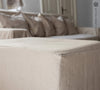 Our new rustic heavy unbleached linen ottoman cover – the ultimate solution for giving your ottoman a fresh look and upgrading your interior. Crafted with care, our ottoman cover made from the highest quality linens, available in a range of colours.