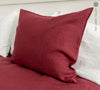 Burgundy Red Throw Pillow