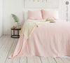 The quartz rose linen bedspread has been carefully designed to suit a wide range of interior styles and to blend perfectly in both classic and contemporary home spaces.Our linen bedspreads are extremely versatile, fitting into a wide range of interiors and complementing them perfectly, adding new colours and emotions.