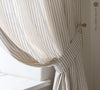 Our striped linen curtain tie-back is the perfect solution for keeping your curtains looking neat and stylish. Made from&nbsp; the highest-quality European linen, they offer durability and a luxurious feel.