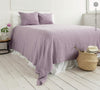 The light lilac linen bedspread has been carefully designed to suit a wide range of interior styles and to blend perfectly in both classic and contemporary home spaces.Our linen bedspreads are extremely versatile, fitting into a wide range of interiors and complementing them perfectly, adding new colours and emotions.