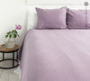 LIGHT LILAC linen bedspread - handmade from the highest quality Baltic linen.